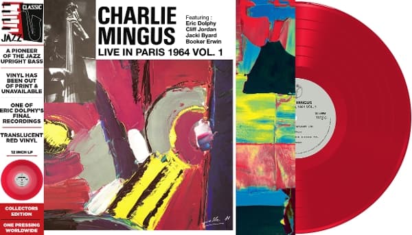 Charlie Mingus - Live In Paris Vol.1 (LP) (Coloured Vinyl) (Limited Edition)