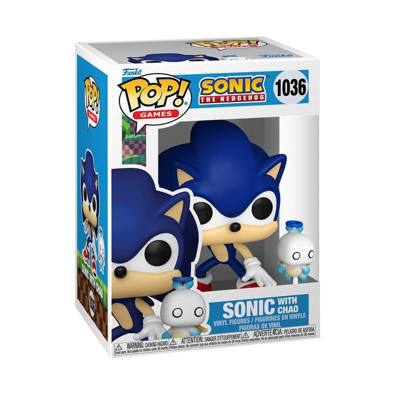 Sonic The Hedgehog: Funko Pop&Buddy - Sonic With Hero Chao (Vinyl Figure 1036)