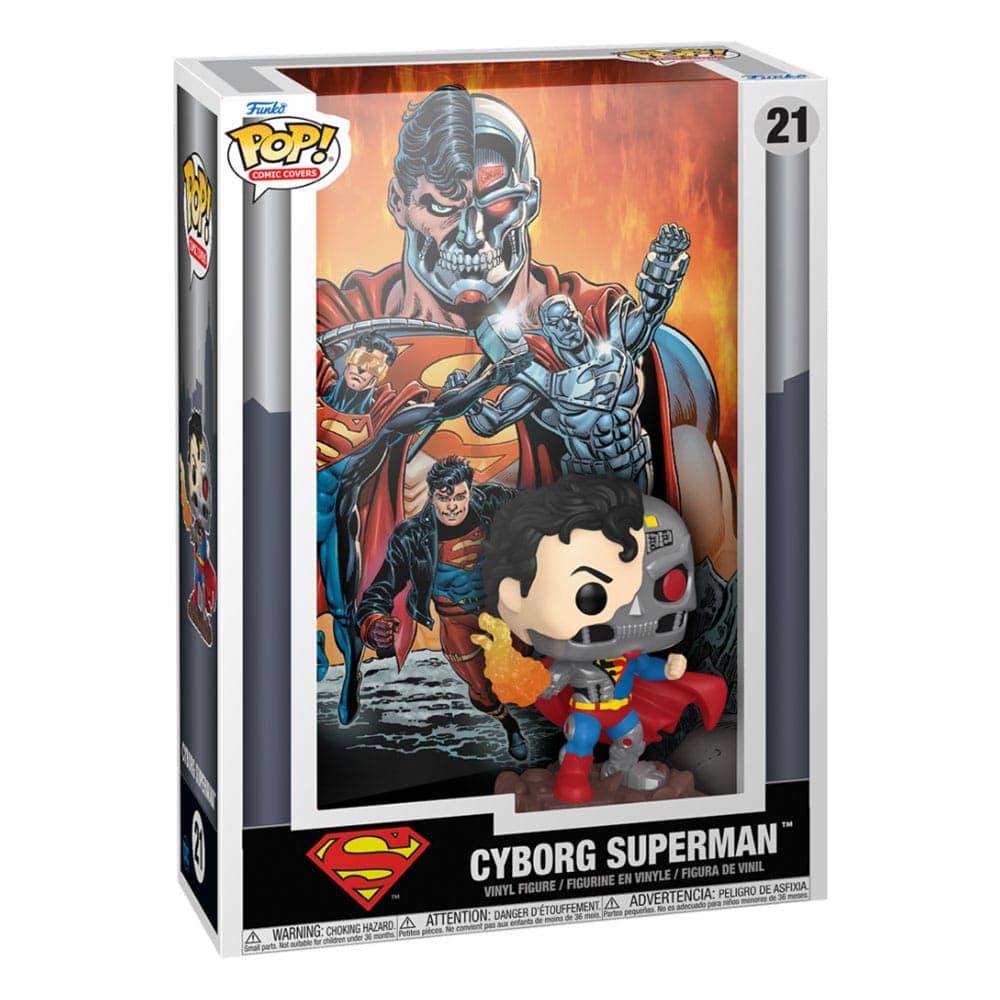 Dc Comics: Funko Pop! Comic Cover - Cyborg Superman