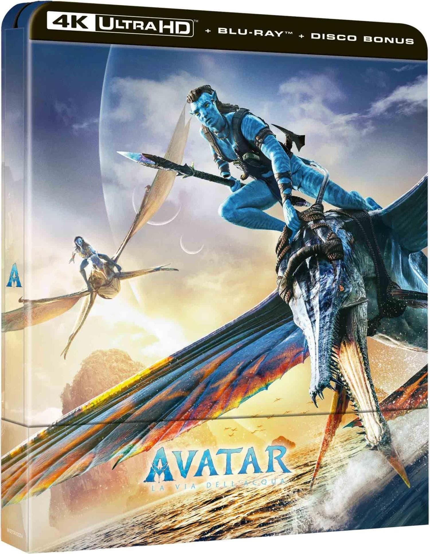Avatar - La Via Dell\'Acqua (Steelbook) (4K Ultra Hd+Blu-Ray+Ocard)