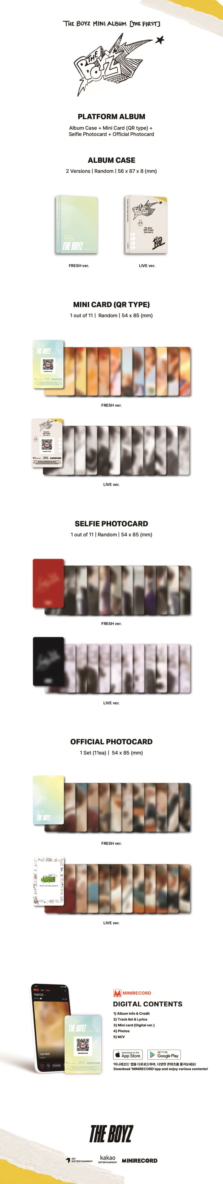 The Boyz: Debut Album (Platform Version)