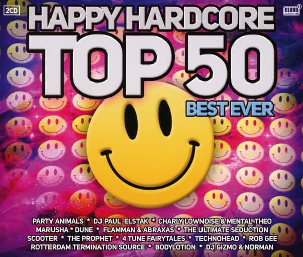 Various Artists - Happy Hardcore Top 50 Best Ever (2 CD)