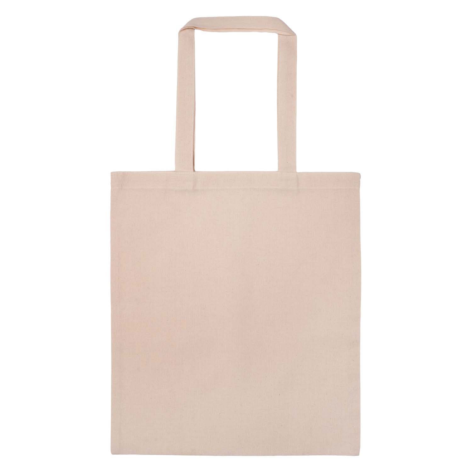 Colorations - Katoenen Totebag met 80 cm Handvat - 38 x 42 cm, 5st.