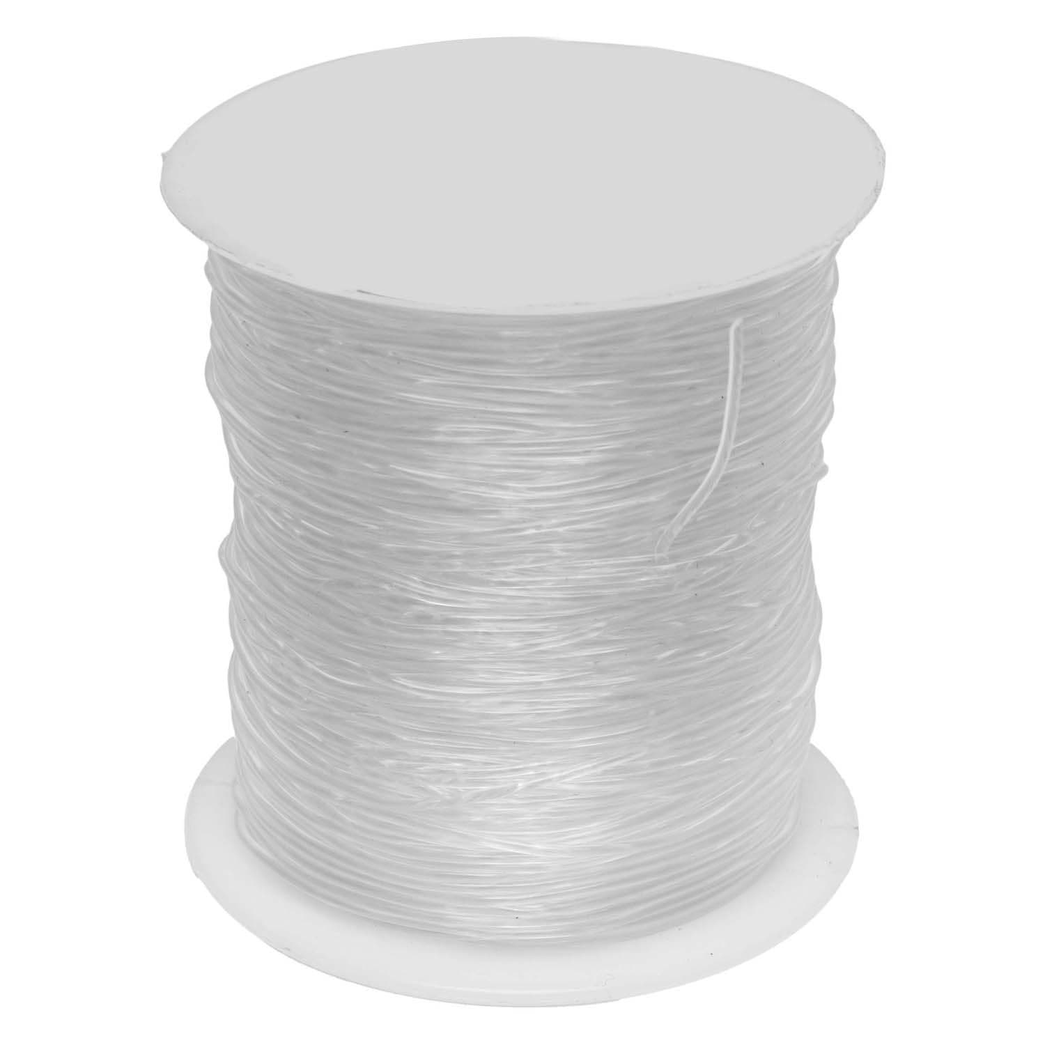Colorations - Transparant Elastisch Koord - 50 m, 1 mm