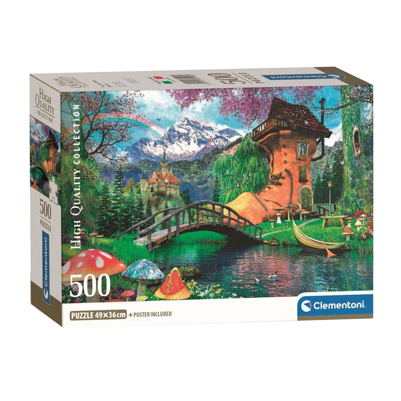 Clementoni Legpuzzel The Old Shoe House, 500st.