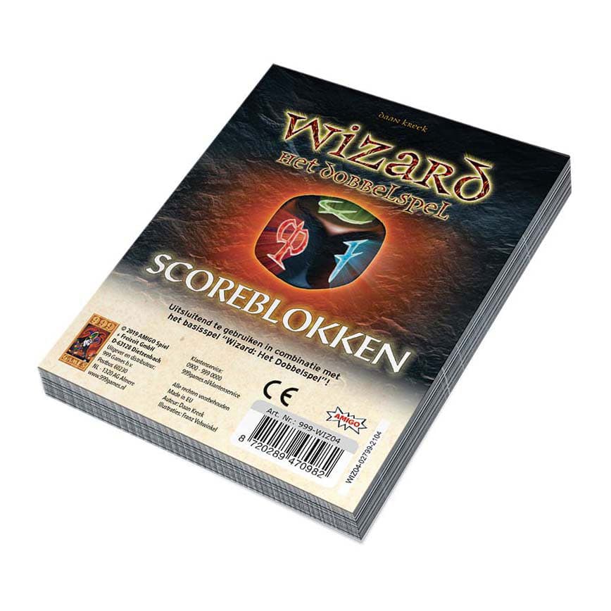 999 Games Scoreblokken Wizard Dobbelspel, 3st.