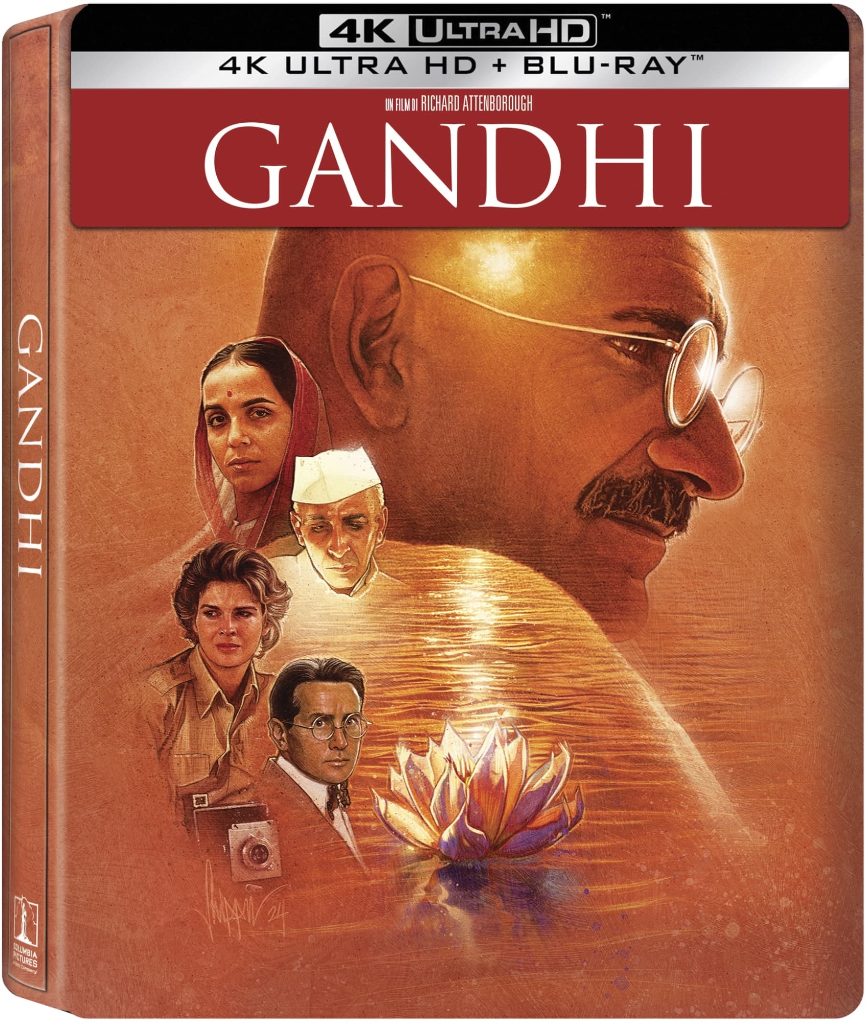 Gandhi (2 4K Ultra Hd+2 Blu-Ray Hd) (Steelbook)