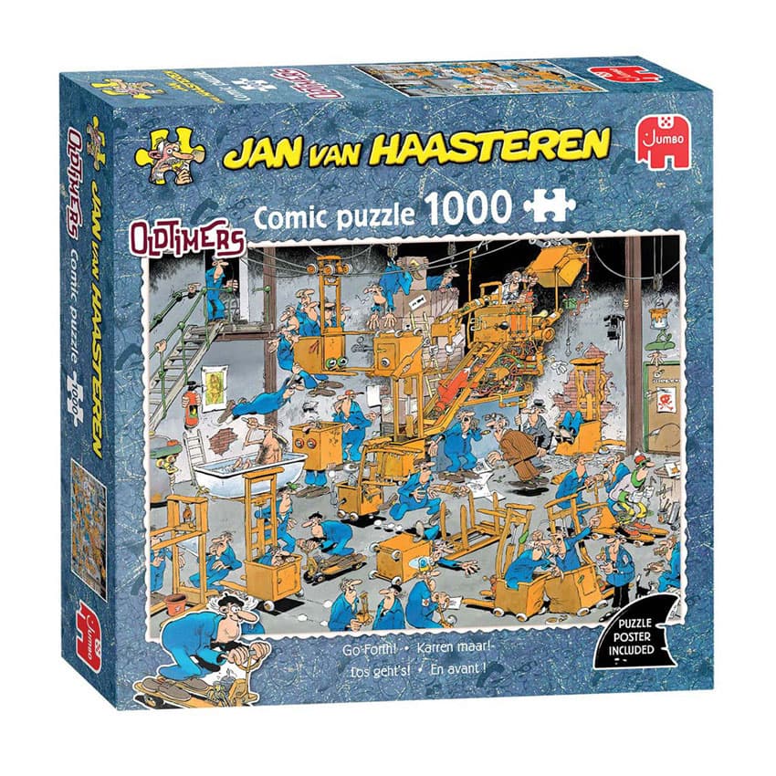 Jan van Haasteren Legpuzzel - Oldtimers - Karren maar! - 1000st.
