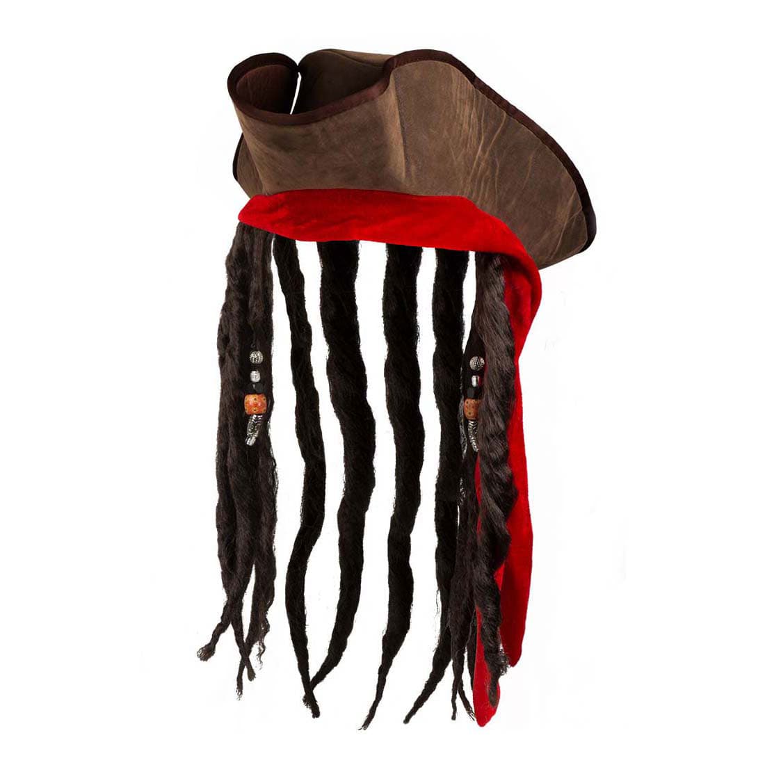 Hoed Piraat Dirty Jack met Haar