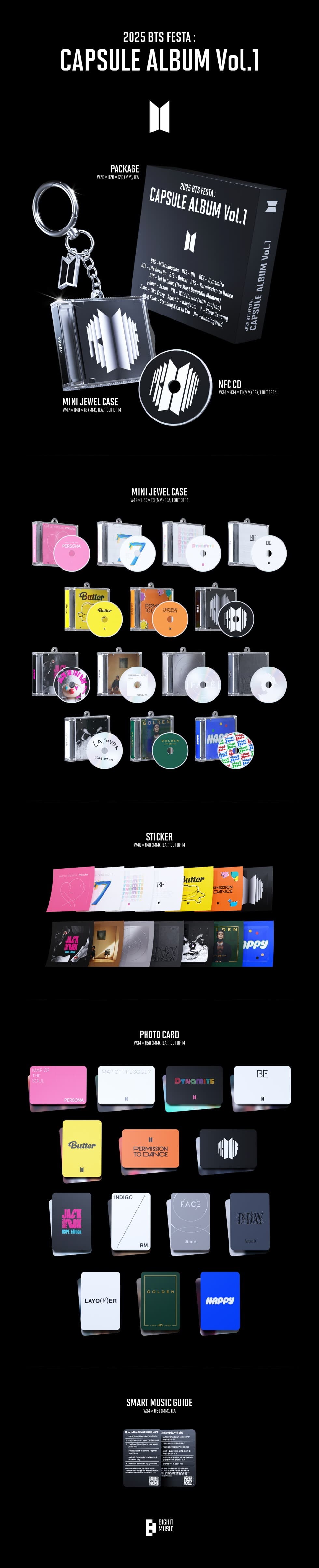 BTS - 2025 BTS Festa: Capsule Album Vol.1 (NFC)