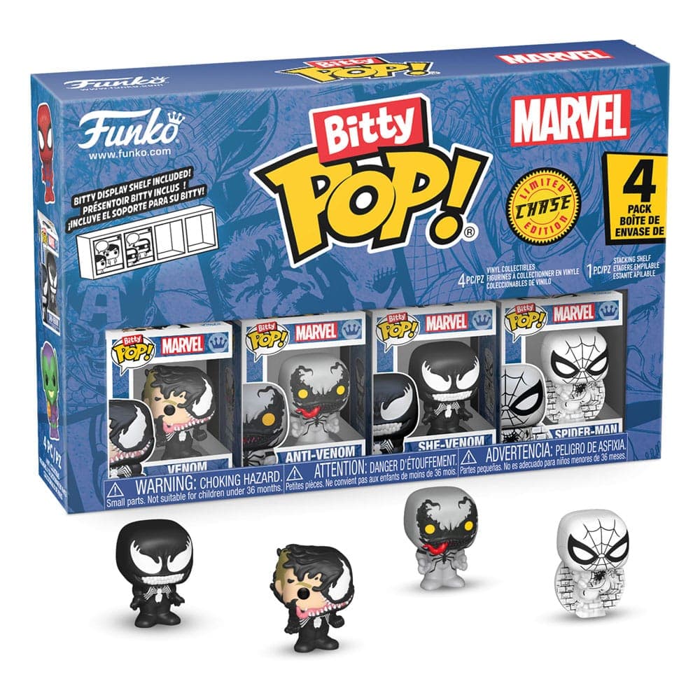 Marvel: Funko Bitty Pop - Spider-Man - Venom 4Pk