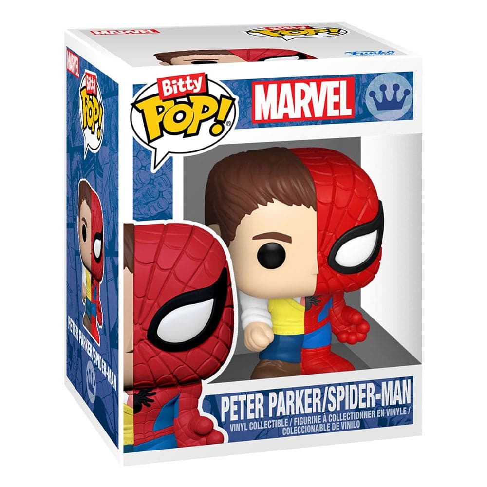 Marvel: Funko Bitty Pop - Spider-Man - Parker Split 4Pk