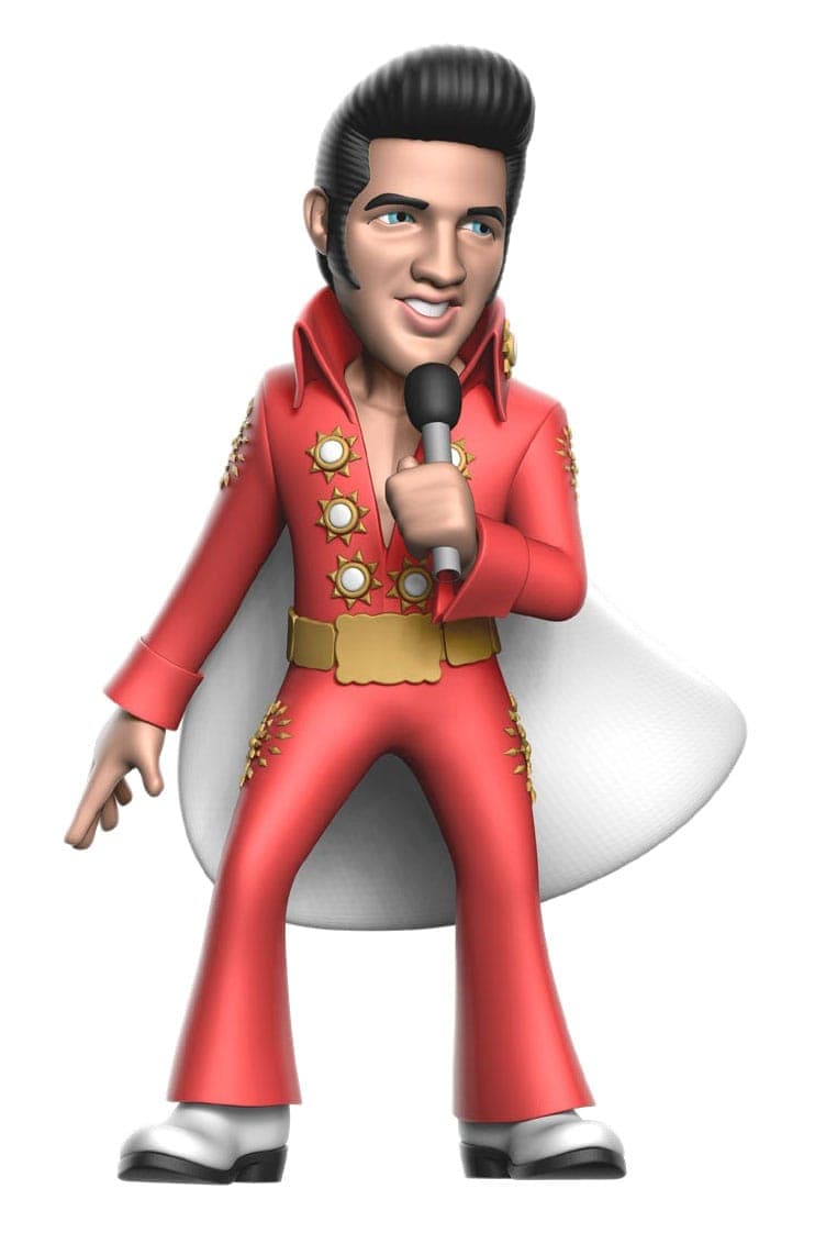 Minix Elvis - Elvis Red Suit - Collectible Music Icon Figure For Fans
