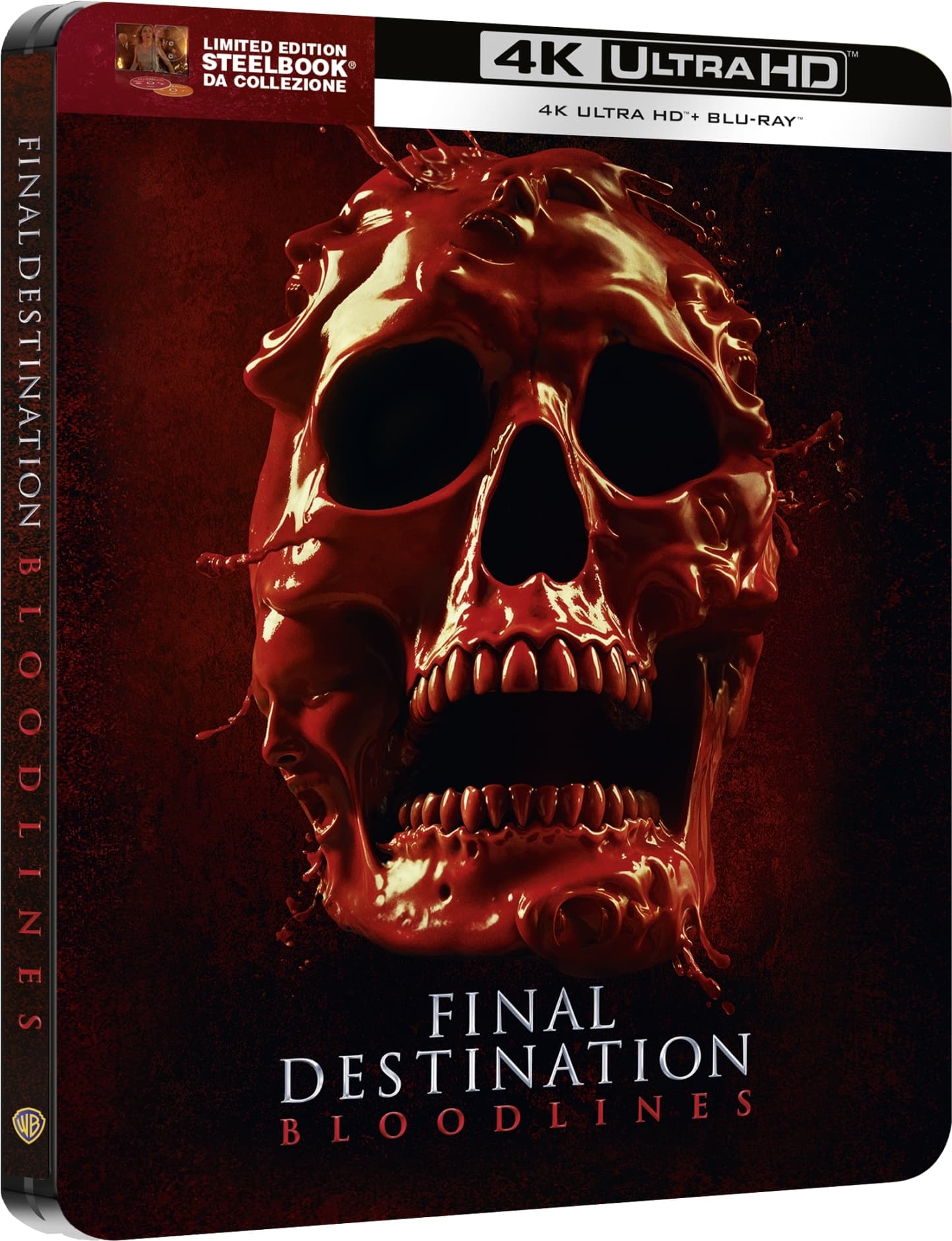 Final Destination Bloodlines Steelbook 3 \'Alt Skull\' (4K Ultra Hd + Blu-Ray)