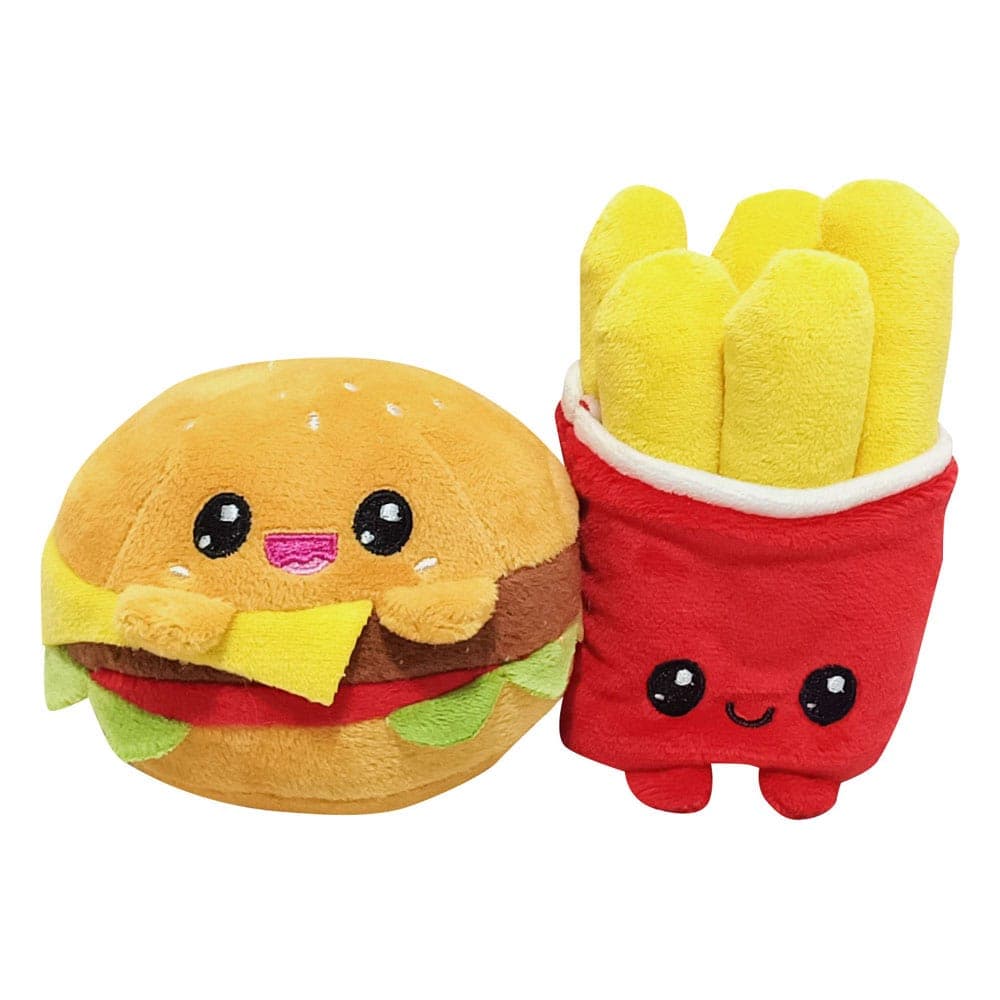 Yummis: Joy Toy - Together Burger E Patatine Fritte - 2 Peluche 15 Cm