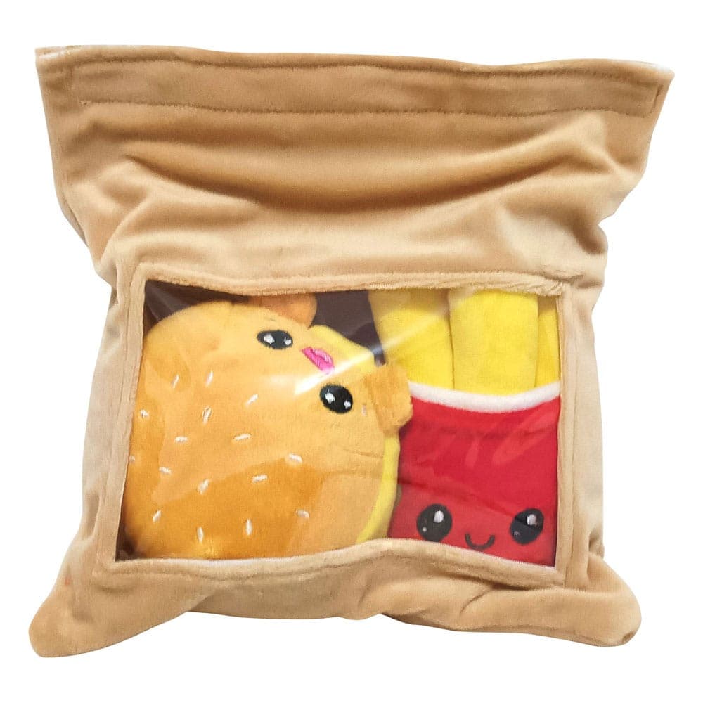 Yummis: Joy Toy - Together Burger E Patatine Fritte - 2 Peluche 15 Cm