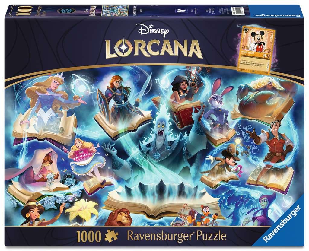 Ravensburger Legpuzzel Disney Lorcana Glimmers of the Realm: Sapphire - 1000st.