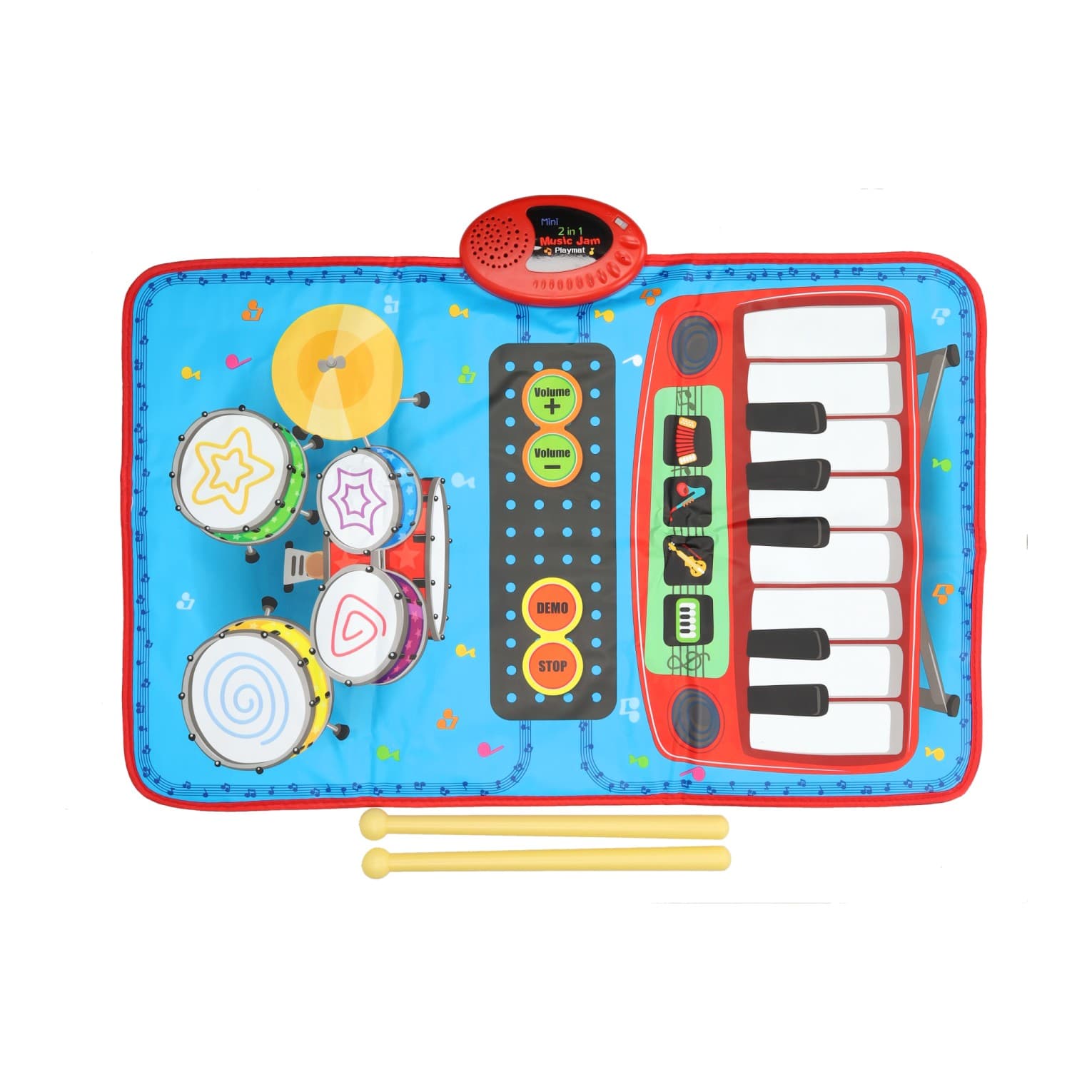 Muziek Mat met Piano & Drums