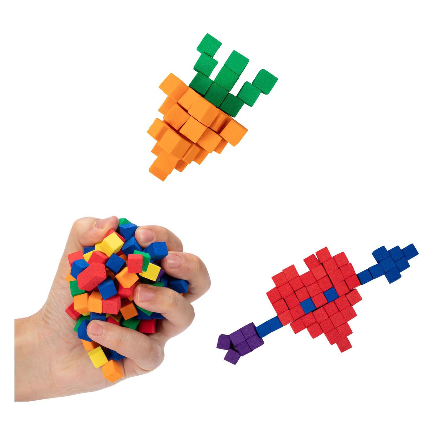 Fun Zelfklevende Mini Foamblokken