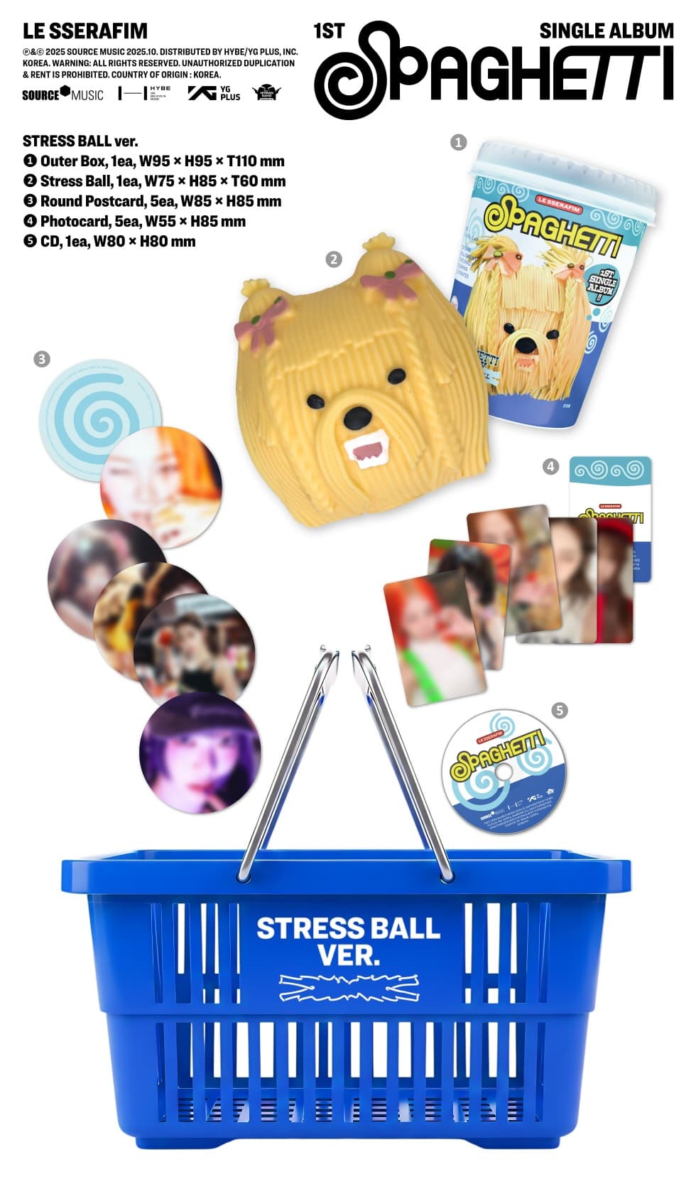 LE SSERAFIM SPAGHETTI (STRESS BALL VER.)