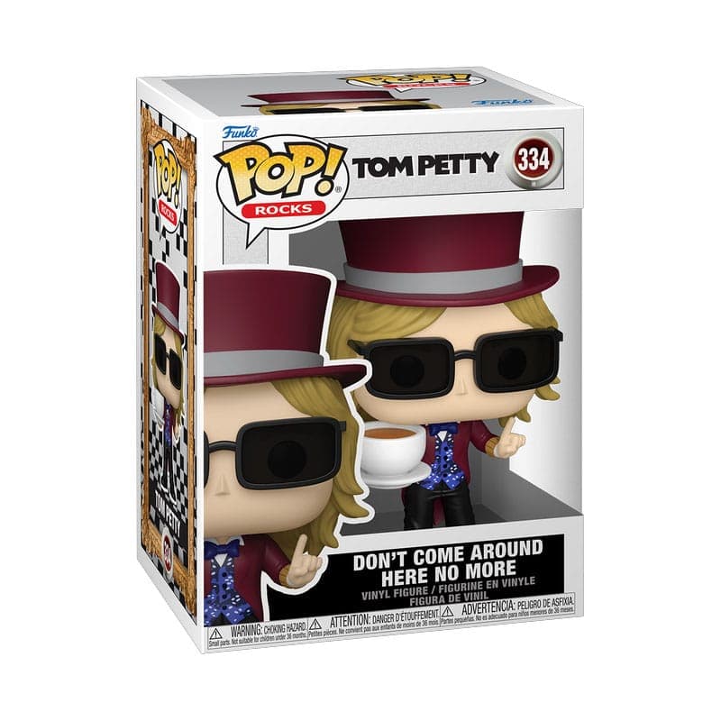 Tom Petty POP! Rocks Vinyl Figure Don\'t Come Around Here No More 9 cm
