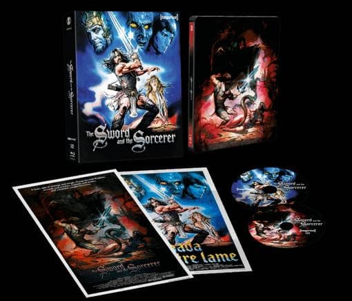 The Sword And The Sorcerer (1982) - 4k Uhd + Blu-ray Limited Edition Steelbook In 3d Lenticular Hardcase + Double-sided Poster (Import)