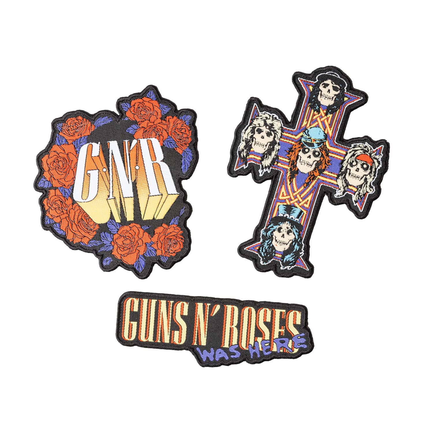 Guns N Roses Set Of 3 Patches