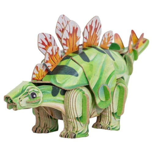 MakeBug - Tiny Series - Tiny Dinosaur Stegosaurus - 3D Kraft Paper Puzzle
