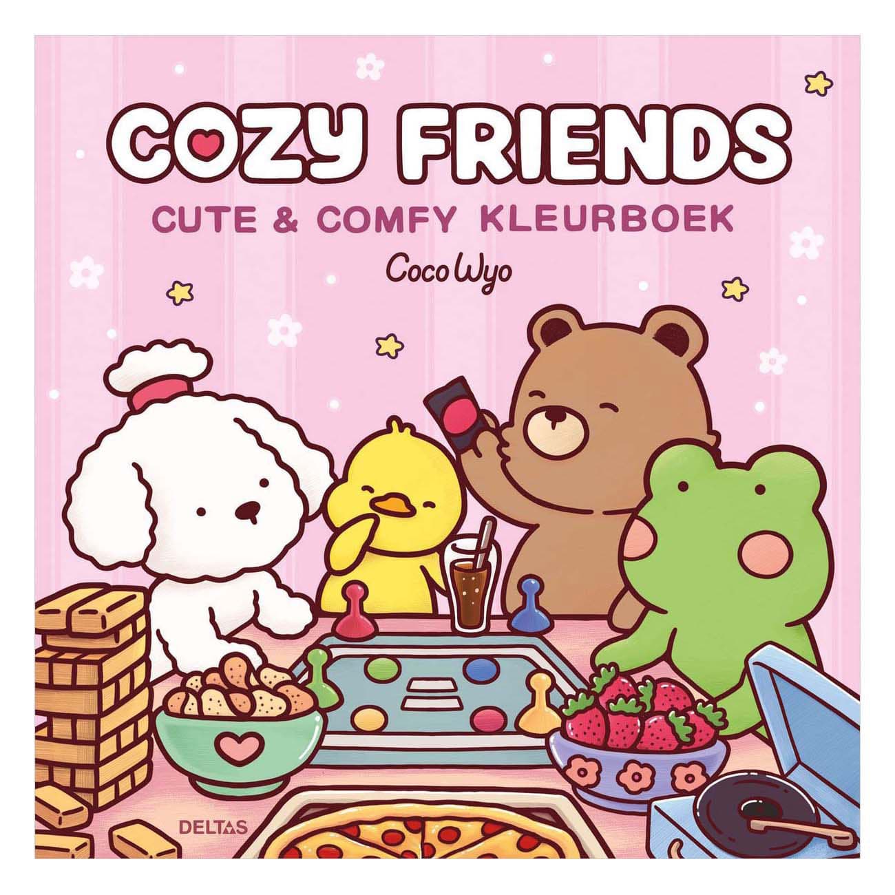 Cozy Friends Cute & Comfy kleurboek Coco Wyo