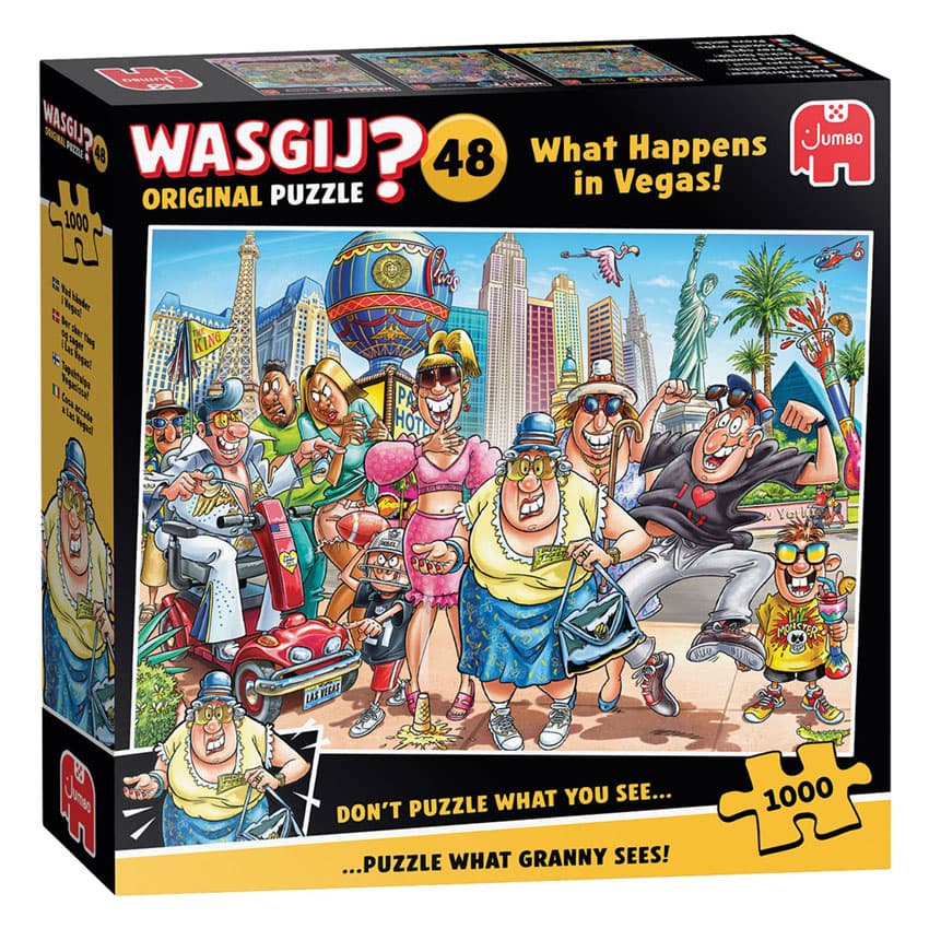 Wasgij Original 48 - What Happens in Vegas! - 1000st.