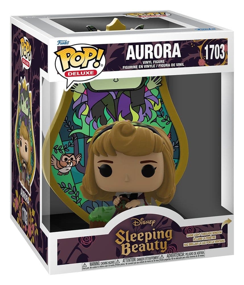 Disney: Funko Pop! Deluxe - Princess Stained Glass - Sleeping Beauty - Aurora (Glass) (Vinyl Figure 1703)