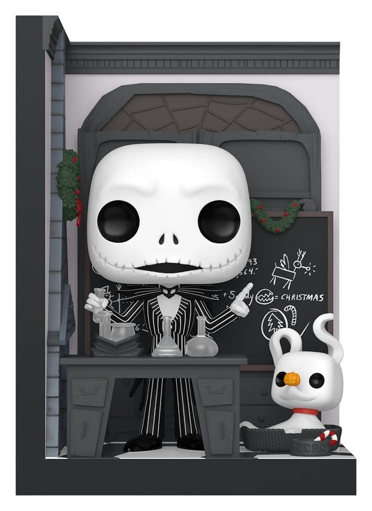 Nightmare Before Christmas POP! Nooks Vinyl Figure Jack Skellington\'s Room 9 cm
