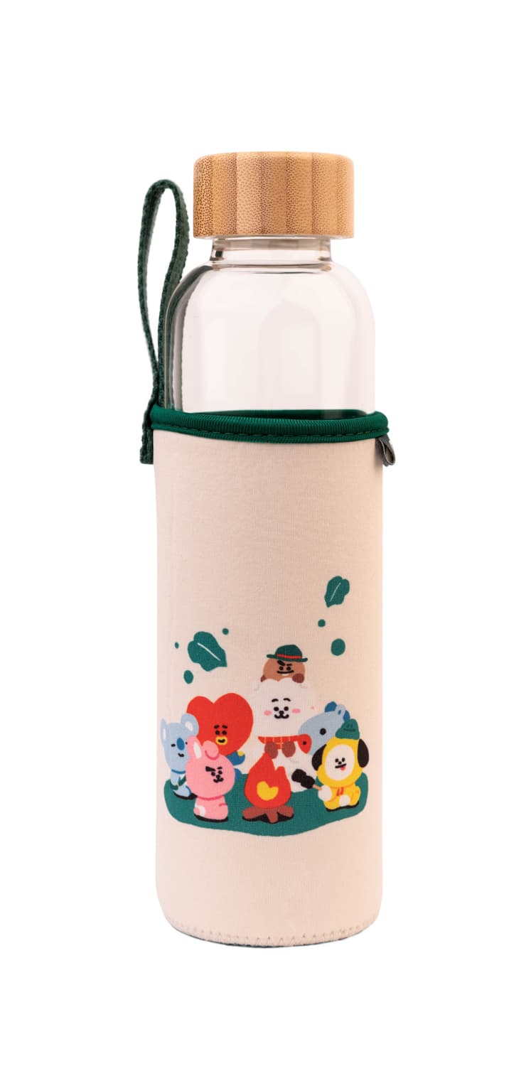 BT21 GLASS BOTTLE