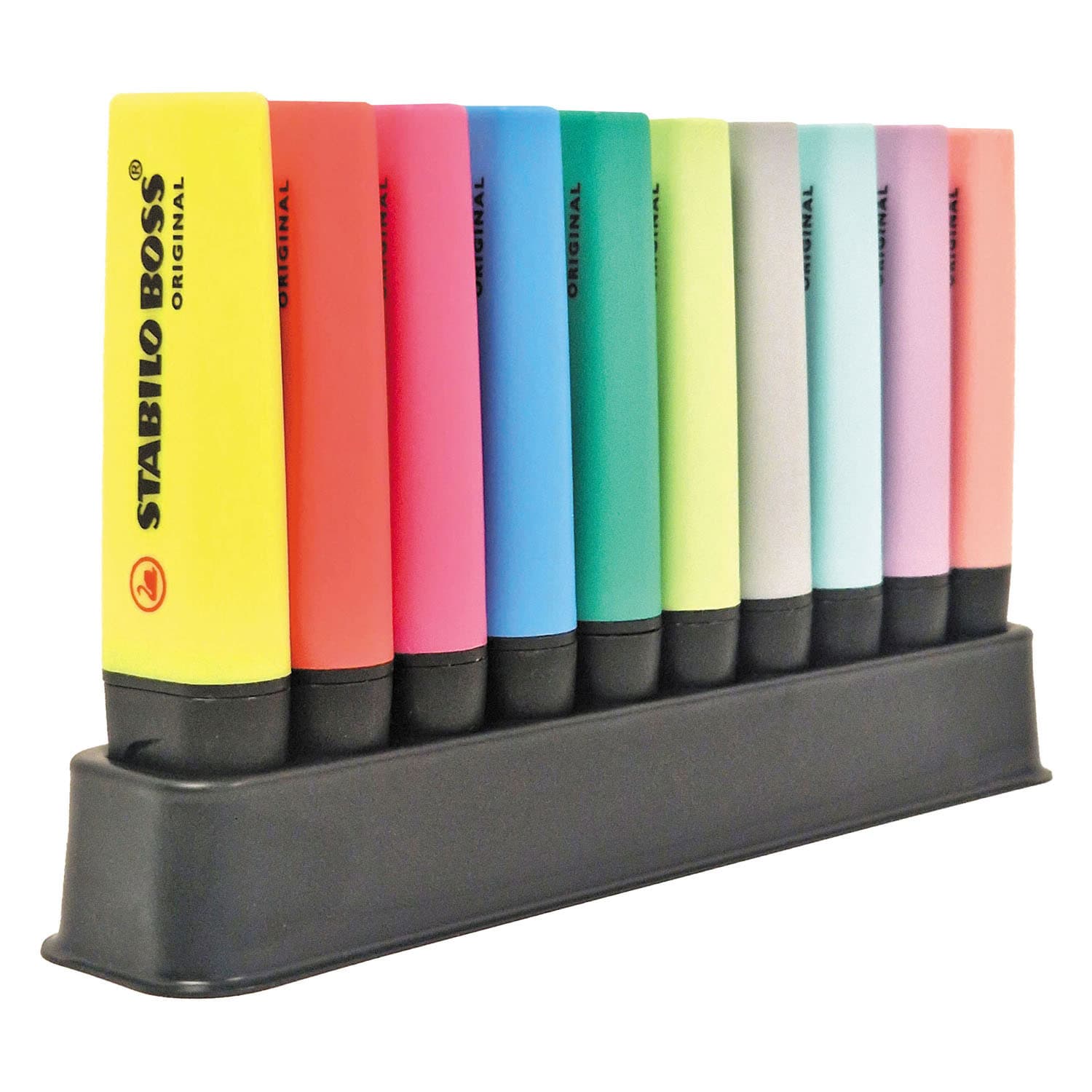 STABILO BOSS Original & Pastel Markeerstiften Bureau Set - 10dlg.